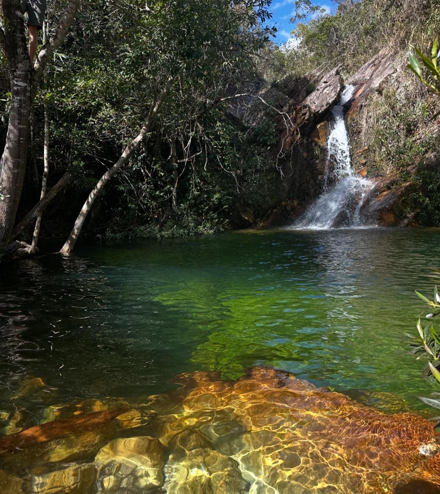Cachoeira E Pousada Paraiso Dos Pandavas Alto Paraiso de Goias Exterior photo
