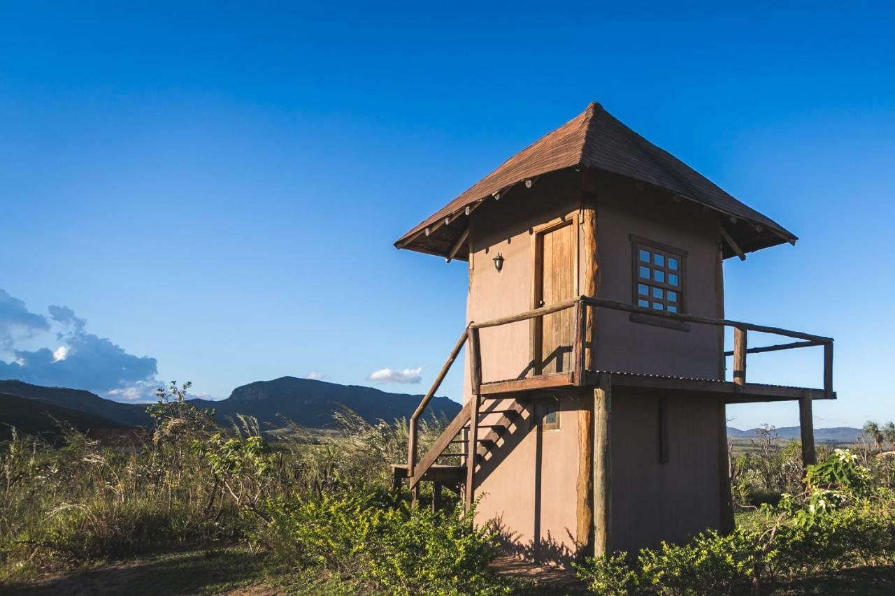 Cachoeira E Pousada Paraiso Dos Pandavas Alto Paraiso de Goias Exterior photo